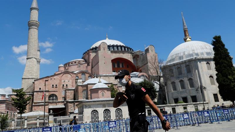 Turki Akan Tutup Mosaik Kristen di Hagia Sophia Selama Pelaksanaan Shalat